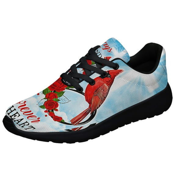 Cardinal Memorial Always On My Mind Forever In My Heart Shoes Sneakers Black Size 13
