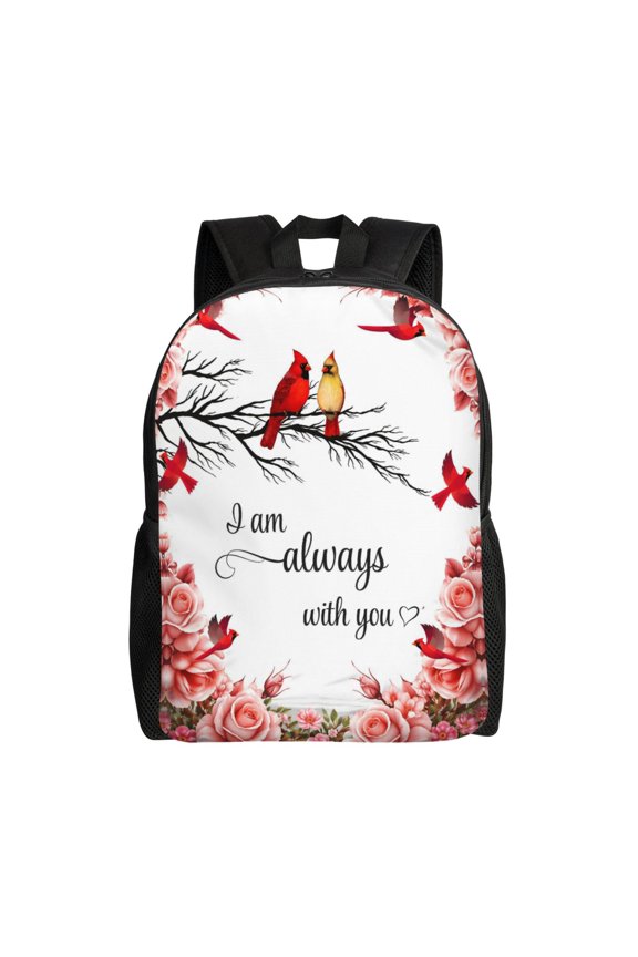 Cardinal Memorial Backpack Large Capacity Laptop Bag for Men and Women