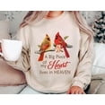 thumbnail image 1 of Cardinal Memorial Sweatshirt: Bereavement Remembrance Bird Lover Gift SWEATSHIRT All Size S-5XL, 1 of 5