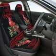 thumbnail image 1 of Cardinal Merry Christmas Seat Covers Cars, ​Car Truck SUV 2 Piec, 1 of 5