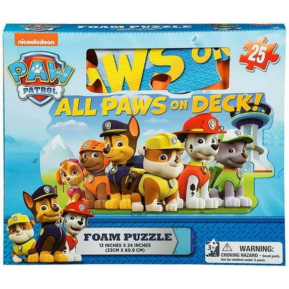 Cardinal PAW Patrol Jigsaw Puzzles, Foam, 25 Piece