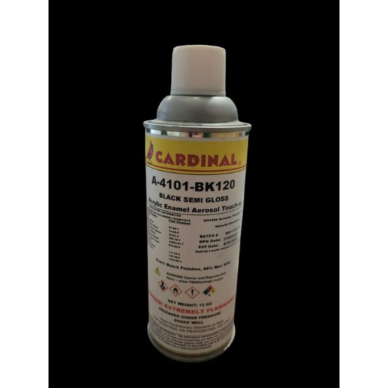 Cardinal Paint Powder Coat Touch-up Spray Paint A-4101-BK120