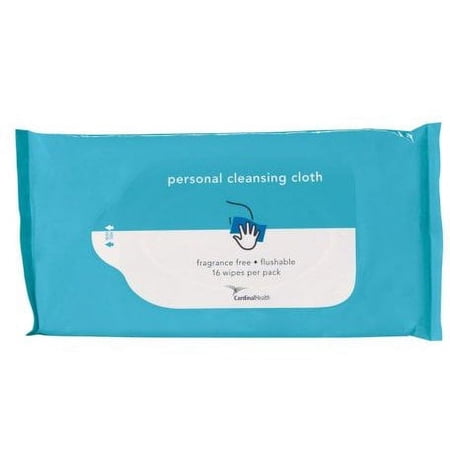 Cardinal Personal Wipe Soft Pack Water / Propylene Glycol Aloe Scented, 2AWS-42 - PACK OF 42