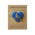 thumbnail image 1 of Cardinal Pocket Hug Memorial Card New Year Symbol Of Hope And Love With Peace & Love Design For Collection, 1 of 5
