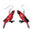 thumbnail image 1 of Cardinal Porcelain Earrings, 1 of 1