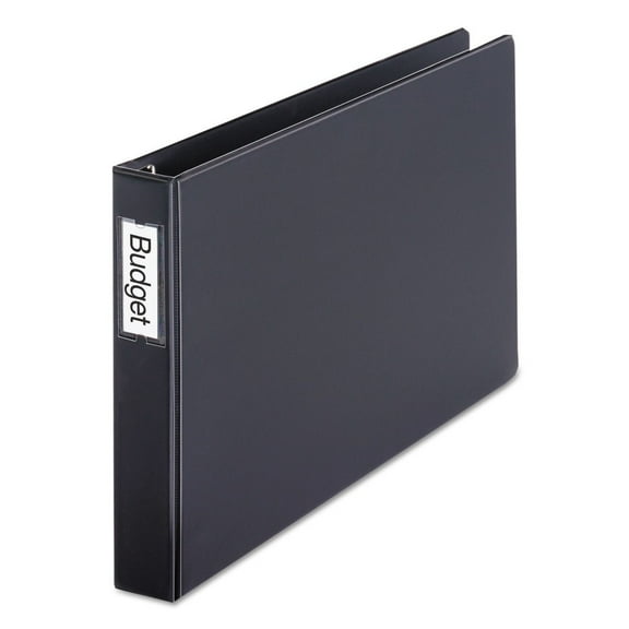 Cardinal Premier Easy Open 11 x 17 Locking Slant-D Ring Binder, 1 1/2" Cap, Black