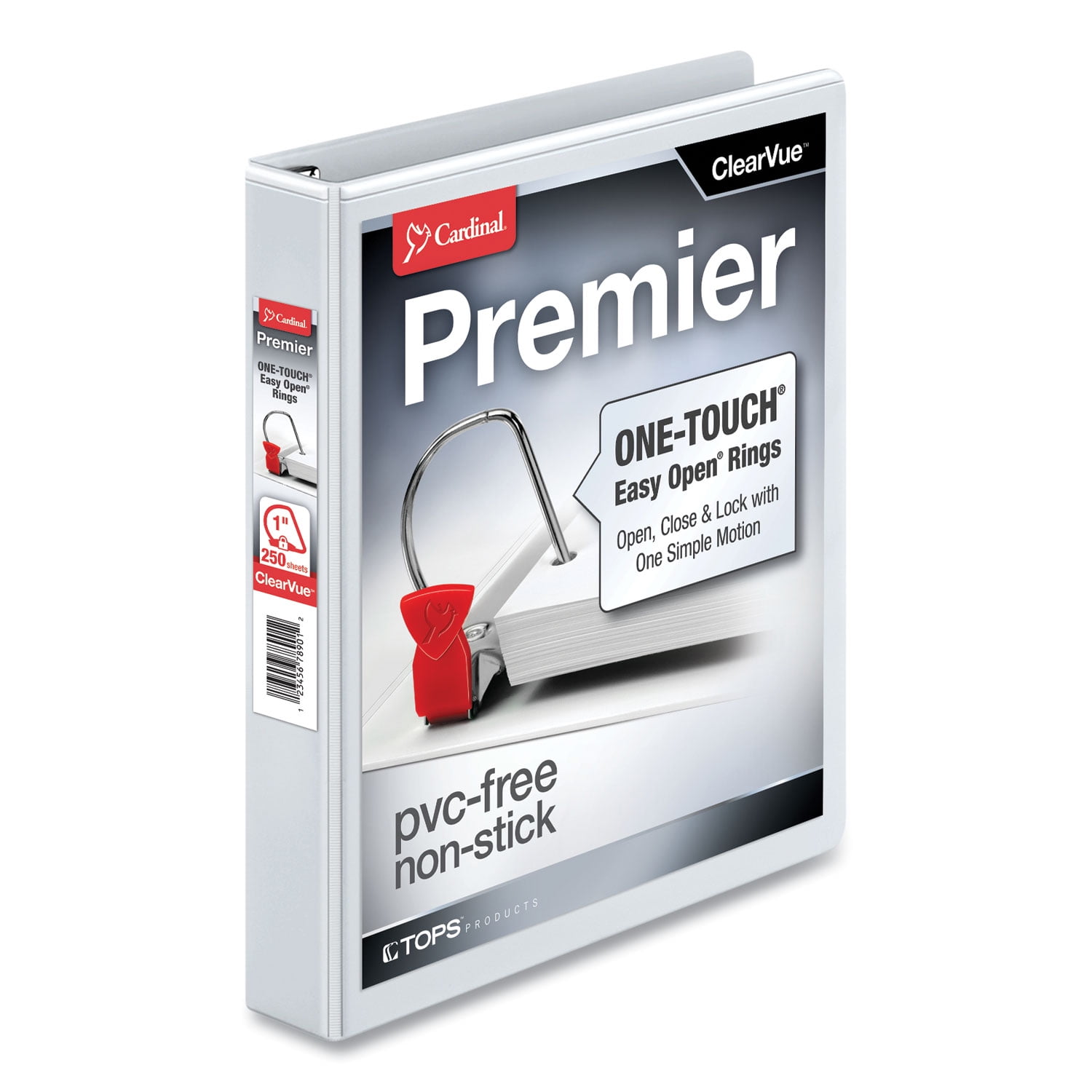 Cardinal EasyOpen ClearVue Locking Slant-D Ring Binder, Sold as 1 Each Cardinal EasyOpen ClearVue Locking Slant-D Ring Binder, Sold as 1 Each