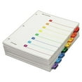 thumbnail image 1 of Cardinal QuickStep OneStep Bulk Index System, Title: 1-8, Letter, Multicolor, 24 Sets/Box, 1 of 3