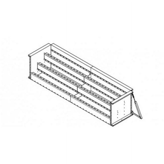 Cardinal S1400SP34200XX2 14 ft. Steel Step with 6 in. Radius Corners