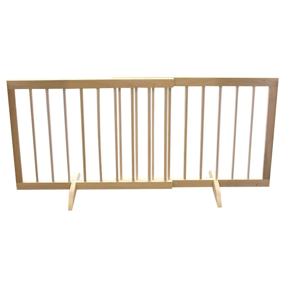 Cardinal Gates Wood Step Over Pet Gate - Natural