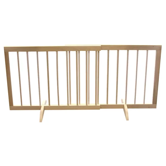Cardinal Gates Wood Step Over Pet Gate - Natural