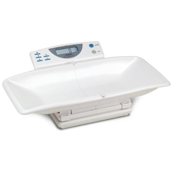 Cardinal Scale-Detecto 20.5 in. X 10.75 in. Tray Baby Scale Digital Portable 44 Lb X.5 Oz- 20 Kg X 10G