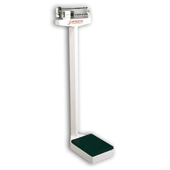 Cardinal Scale-Detecto 337 10.5 in. X 14.5 in. Platform Eye Level Physician Scale 400 Lbs X 4 Oz- 175 Kg X 100 G Without Height Rod