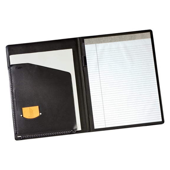 Cardinal Sealed Padholder, Leather-Like, Black, Letter size, 1 each