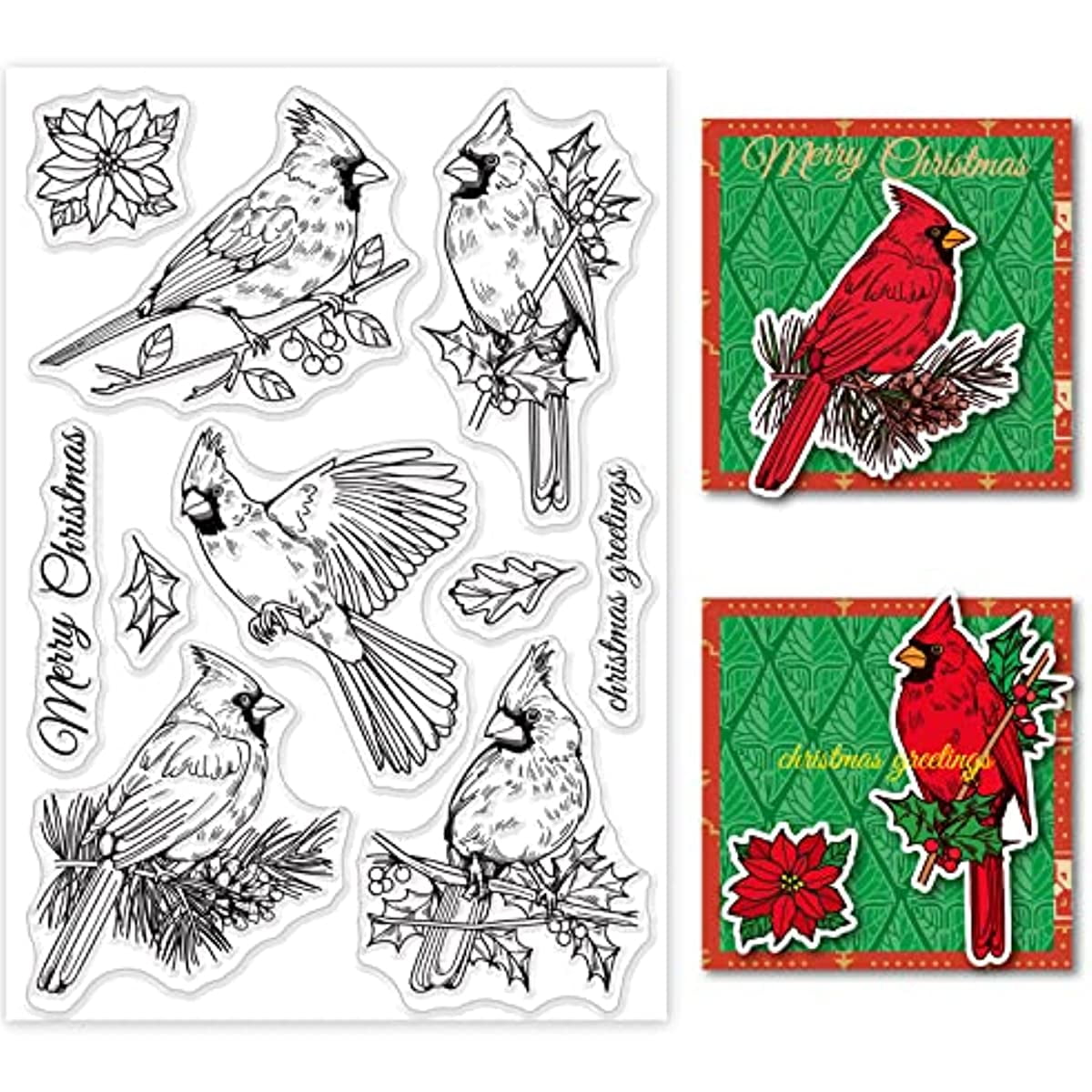 Clear Silicone Stamps Christmas Clear Stamps for Card Making, Santa Claus  Penguin Transparent Silicone Stamps Rubber Scrapbook - AliExpress