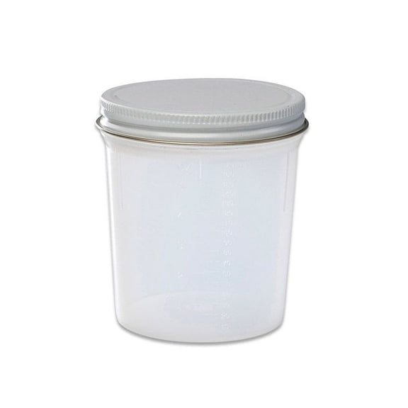 Cardinal Specimen Container Polypropylene 120 mL (4 oz.) Screw Cap Unprinted NonSterile, Cardinal, 8889207034 - Case of 500