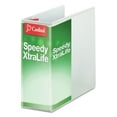 thumbnail image 1 of Cardinal Speedy XtraLife Non-Stick Locking Slant-D Ring Binder, 5" Cap, 11 x 8 1/2, White, 1 of 2