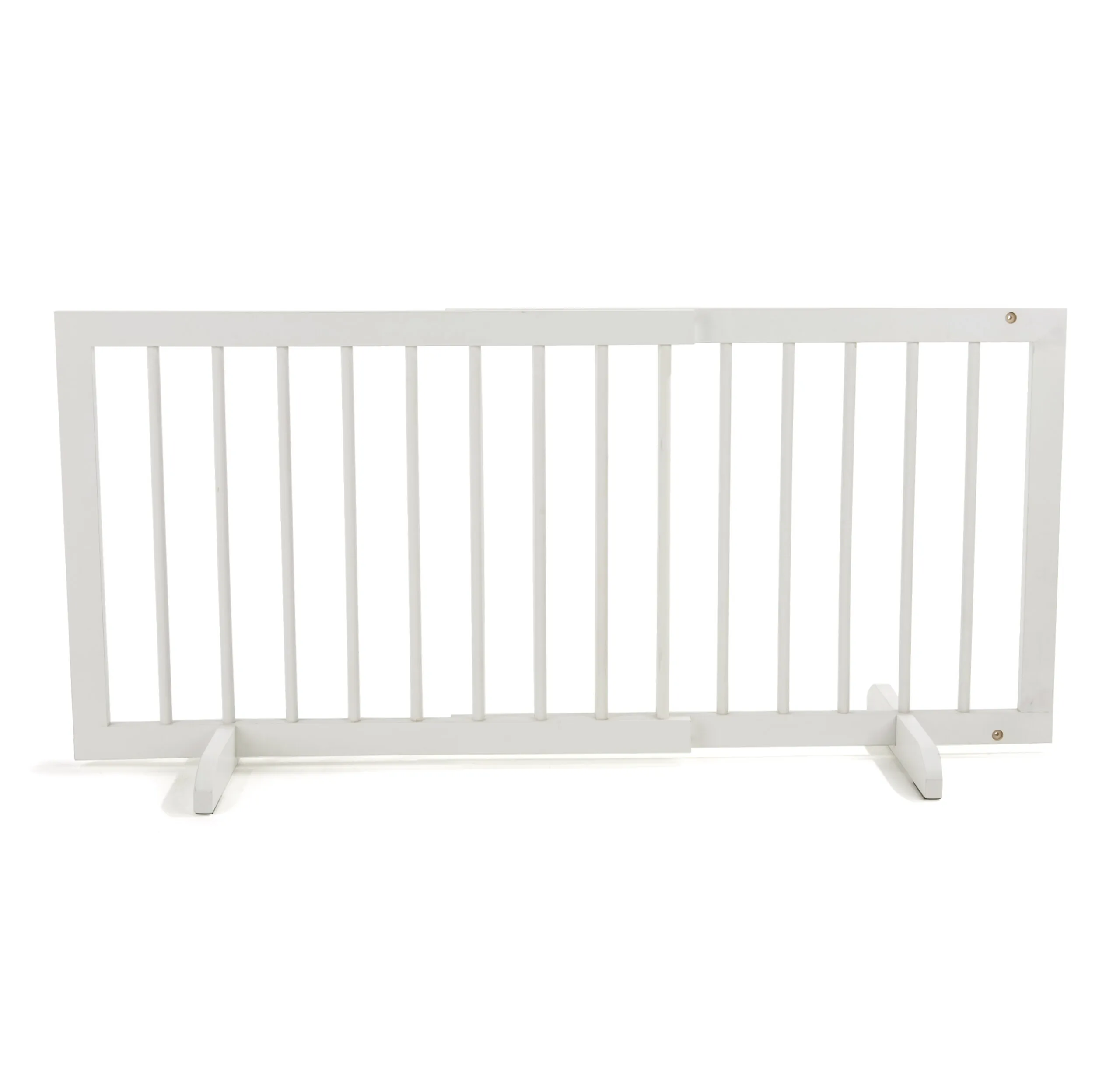 Cardinal Gates Wood Step Over Pet Gate - White