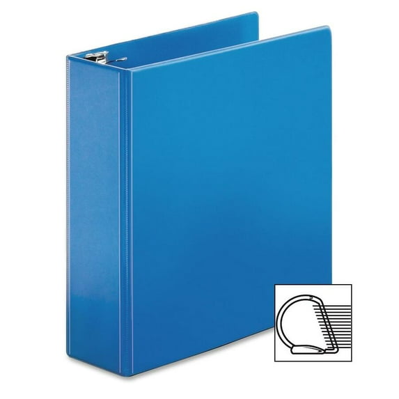 Cardinal SuperStrength Locking Slant-D Ring Binder, 3" Cap, 11 x 8 1/2, Blue