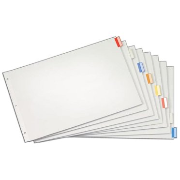 OneStep Printable Table of Contents and Dividers, 15-Tab, 1 to 15, 11 x ...