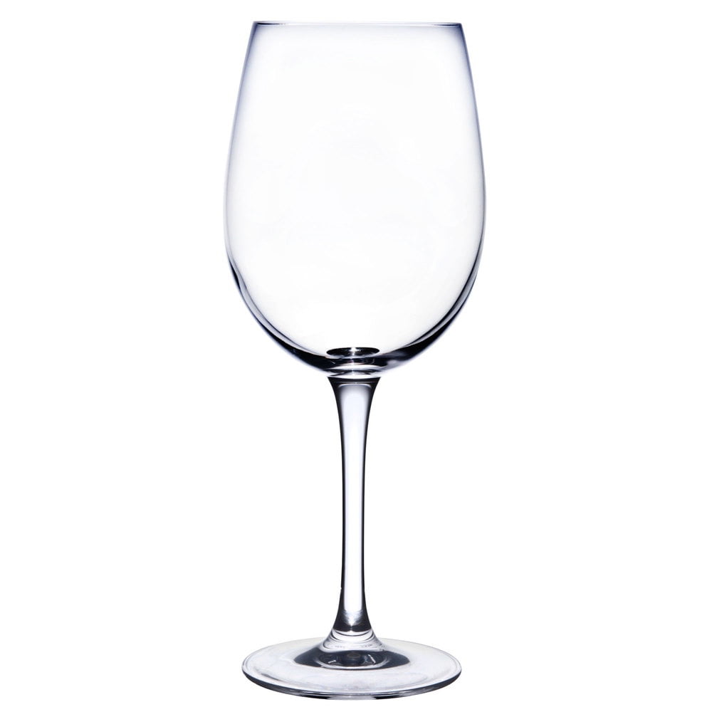 G Francis Unique Wine Glasses Set of 4 - 16oz Square Bottom Modern Stemware