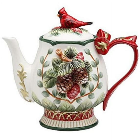 Cardinal Teapot