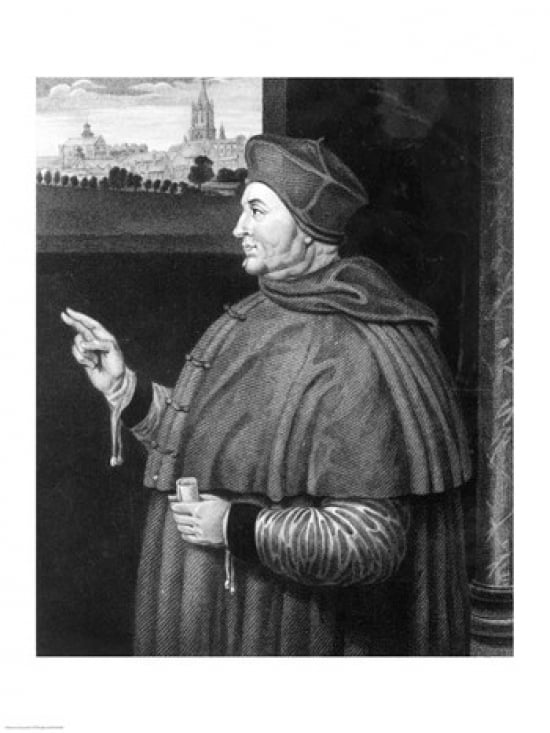 Cardinal Thomas Wolsey Canvas Art - Hans Holbein (18 x 24)