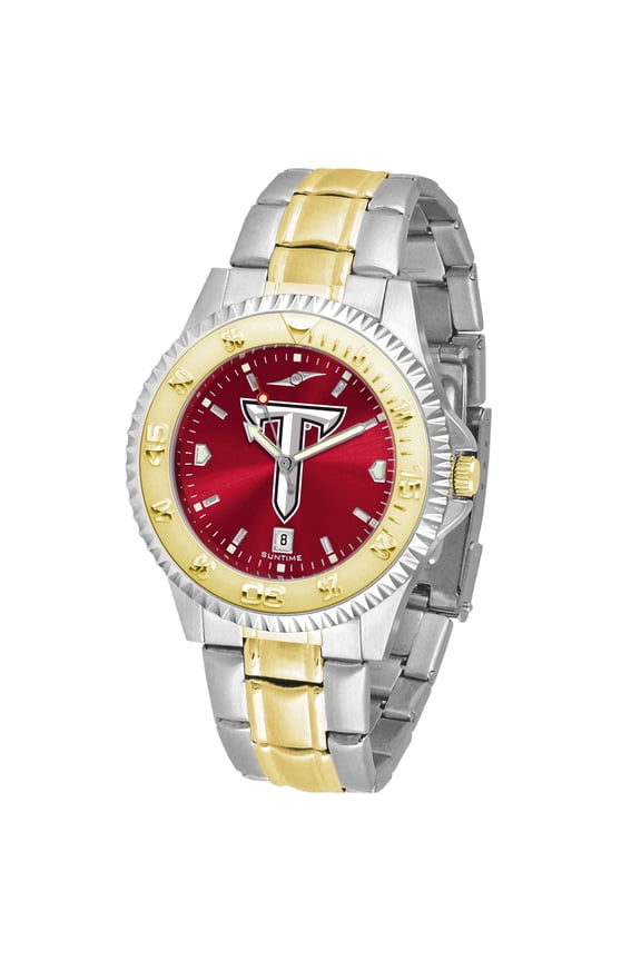 Cardinal Troy University Trojans Competitor Two-Tone AnoChrome Watch