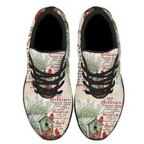 Cardinal When You Believe Shoes Women's Fashion Sneakers Tennis Running Shoes for Men Women Black Size 3.5