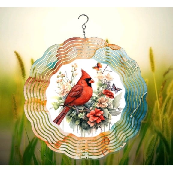 Cardinal Wind Spinner