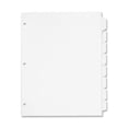 thumbnail image 1 of Cardinal Write 'N Erase Mylar Tab Dividers - 8 x Divider(s) - Write-on Tab(s) - 8 Tab(s)/Set - 9" Divider Width x 11" Divider Length - Letter - 8.50" Width x 11" Length - White | Bundle of 10 Sets, 1 of 1