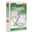 thumbnail image 1 of Cardinal XtraLife ClearVue Non-Stick Locking Slant-D Binder, 1.5" Cap, 11 x 8 1/2, White, 1 of 5