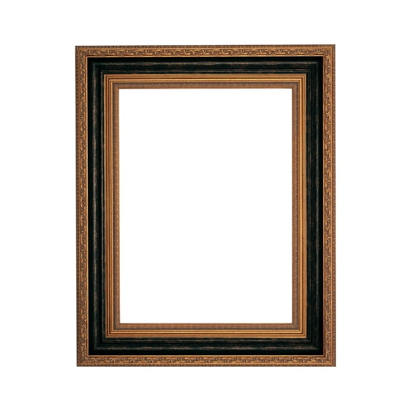 Cardinali Essex Antique Ornate Gold Frame - 11"x17", No Glass or Backing