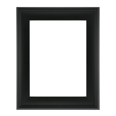 Cardinali Plein Aire Black Frames for Canvas Art - 9x12" - 3" Wide Moulding with Raised Edge -1/2 Rabbet Depth - Timeless Frame for Canvas - Made in USA