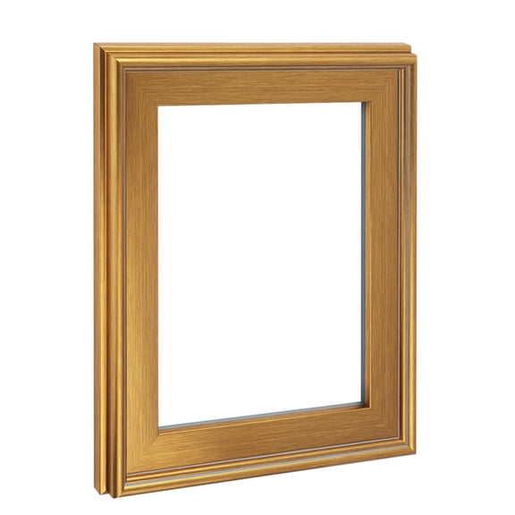 Cardinali Plein Aire Gold Frames for Canvas Art - 6x6" - 3" Wide Moulding with Raised Edge -1/2 Rabbet Depth - Timeless Frame for Canvas - Made in USA