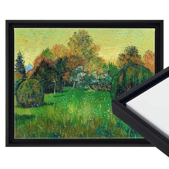 Cardinali Renewal Core Floater Frame, 6-Pack, Black, 16x20", For 3/4" Deep Canvas, Open Back Floating Canvas Frames, No Glass or Backing Floating Illusion Frame, Hardware Included