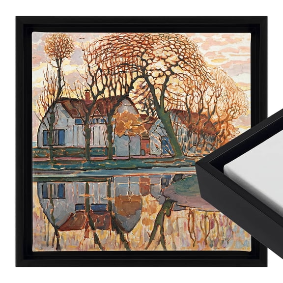 Cardinali Renewal Core Floater Frame, Black, 12X12", For 1-1/2" Deep Canvas, 4 Pack - Open Back Floating Canvas Frames, No Glass or Backing, Hardware Included