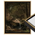 thumbnail image 1 of Cardinali Renewal Core Floater Frame, Black/Antique Gold, 20X30", For 1-1/2" Deep Canvas, 4 Pack - Open Back Floating Canvas Frames, No Glass or Backing, Hardware Included, 1 of 7
