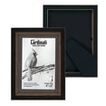 thumbnail image 1 of Cardinali Winston Tabletop Frame, 3 Pack, 4x6" Black with Gold Bead Picture Frame for Desk & Mantel Decor, Hand Finished Beaded Border, Easel Back, Shatter-Resistant Acrylic Glazing, Made in the USA, 1 of 7