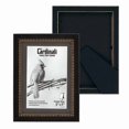 thumbnail image 1 of Cardinali Winston Tabletop Frame, 3 Pack, 5x7" Black with Gold Bead Picture Frame for Desk & Mantel Decor, Hand Finished Beaded Border, Easel Back, Shatter-Resistant Acrylic Glazing, Made in the USA, 1 of 4