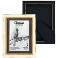 thumbnail image 1 of Cardinali Winston Tabletop Frame, 3 Pack, 5x7" Cream with Gold Bead Picture Frame for Desk & Mantel Decor, Hand Finished Beaded Border, Easel Back, Shatter-Resistant Acrylic Glazing, Made in the USA, 1 of 7