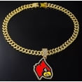 thumbnail image 1 of Cardinals 24-Inch Gem Chain Necklace - Gold Finish - Arizona Fan Jewelry for Game Day & Gift, 1 of 3