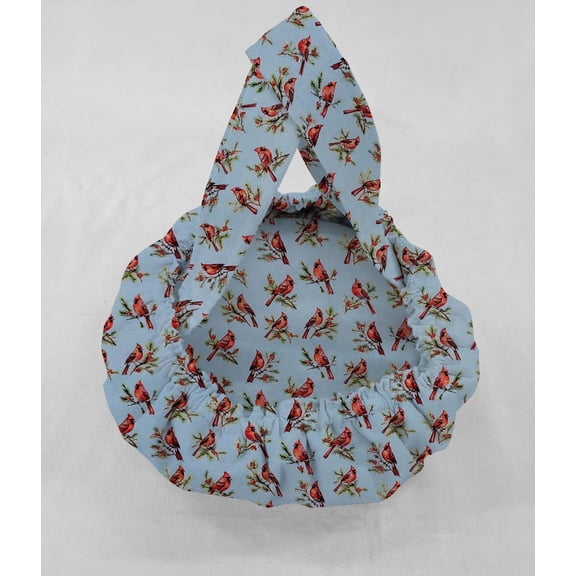 Cardinals Birds & Berries Casserole Baking Pan or Pie Plate Cozy and Carrier by Penny's Needful Things (Pie Plate/Small Casserole Carrier) (Blue)