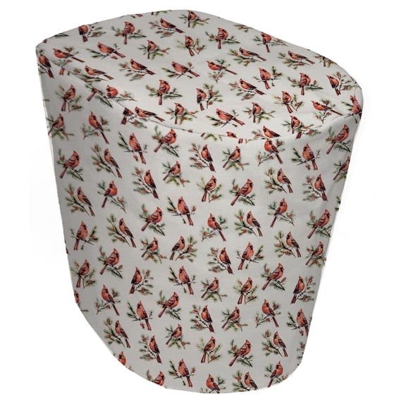 Cardinals Birds & Berries Cover Compatible with Keurig Coffee Maker by Penny's Needful Things (Cream) (Express K26)
