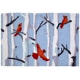 thumbnail image 1 of Cardinals in Birch Forrest Jellybean Accent Washable Rug 20" x 30" JBL-LL007, 1 of 3