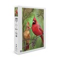 thumbnail image 1 of Cardinals in Summer (19x27 inches, Premium 500 Piece Jigsaw Puzzle for Adults and Family, Made in USA), 1 of 4
