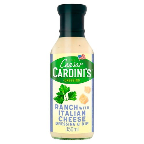 Cardini's Ranch Dressing with Cheese 350ml, British Import (Pack of 2)