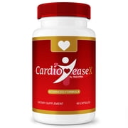 Cardio Ease X Capsules - Official CardioEase X Pills to Maintain Overall Health, All Natural Blood Formula For Healthy and Stable Levels, Cardio Ease X Review 60 Capsules