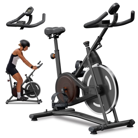 Cardio Flex Stationary Indoor Workout Bike Exercise Equipment for Home Gym
