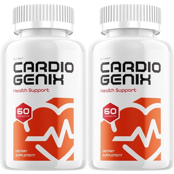 Cardio Genix Capsules CardioGenix Natural Blend Glycogen Support, 2 Pack, 120 Capsules